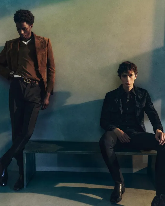 Men Outerwear Tom Ford Cashmere Suede Military Jacket Men Outerwear Tom Ford Cashmere Suede Military Jacket