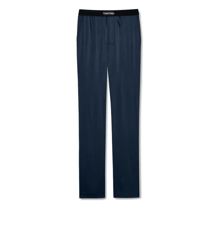 Men PAJAMA PANTS and LONG JOHNS Tom Ford Silk Pajama Pants Deep Ocean