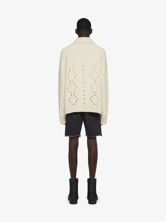 Men Pants and Shorts Givenchy Bermuda Shorts In Denim Black
