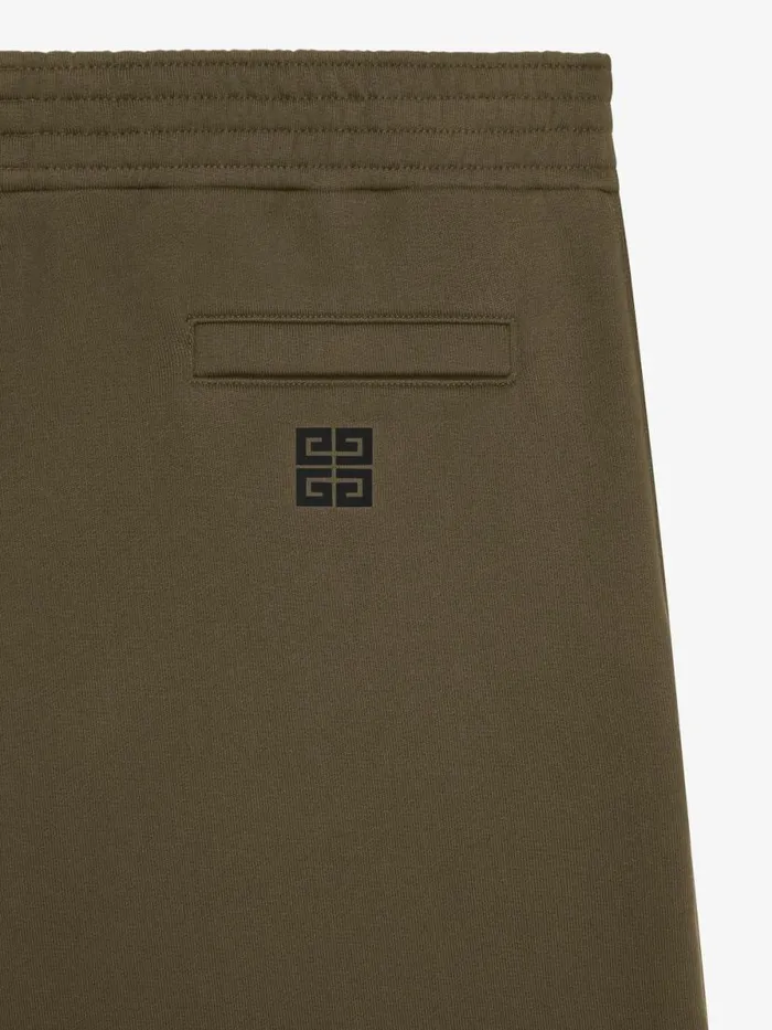 Men Pants and Shorts Givenchy GIVENCHY Archetype Bermuda Shorts In Fleece Khaki
