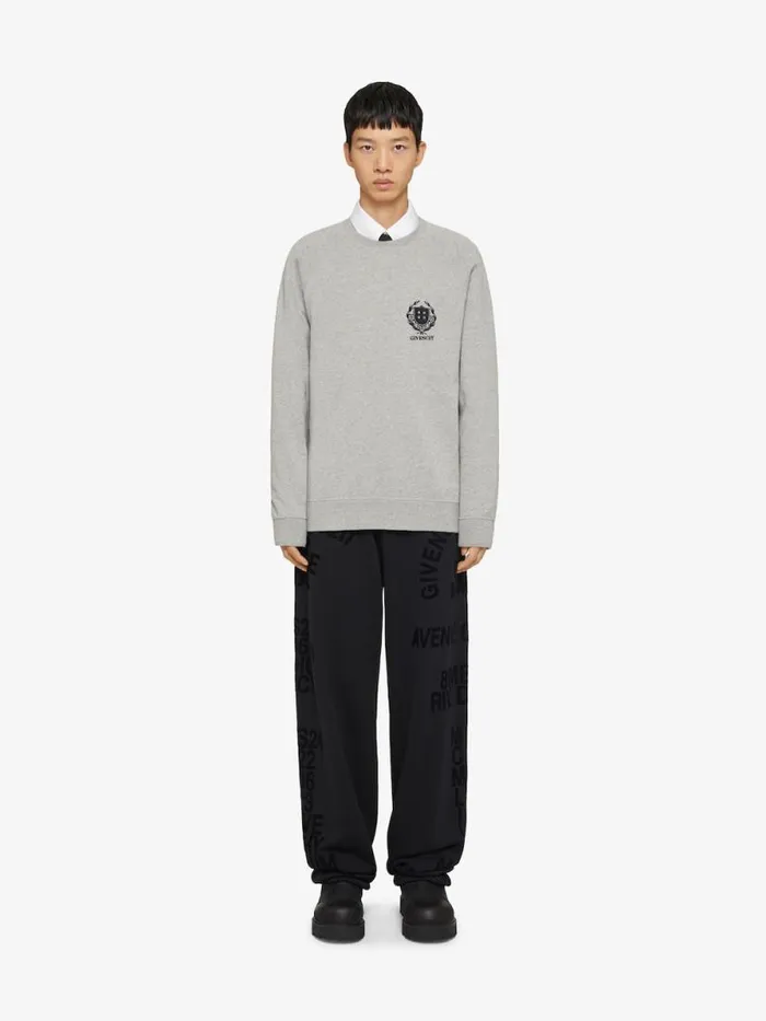 Men Pants and Shorts Givenchy GIVENCHY Jogger Pants In Fleece Black