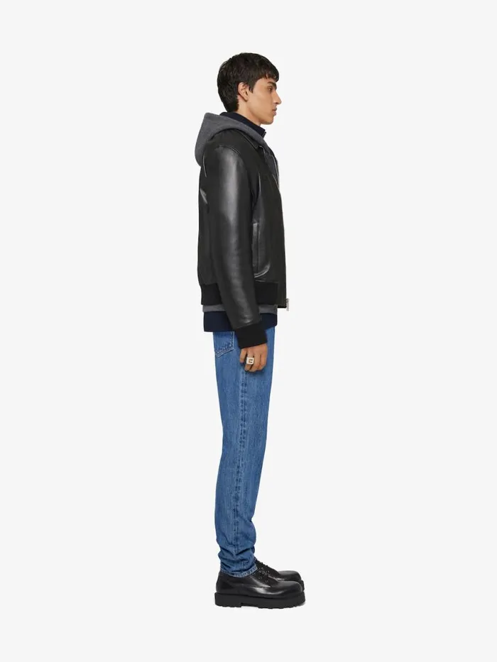 Men Pants and Shorts Givenchy Slim Fit Jeans In Marble Denim Indigo Blue