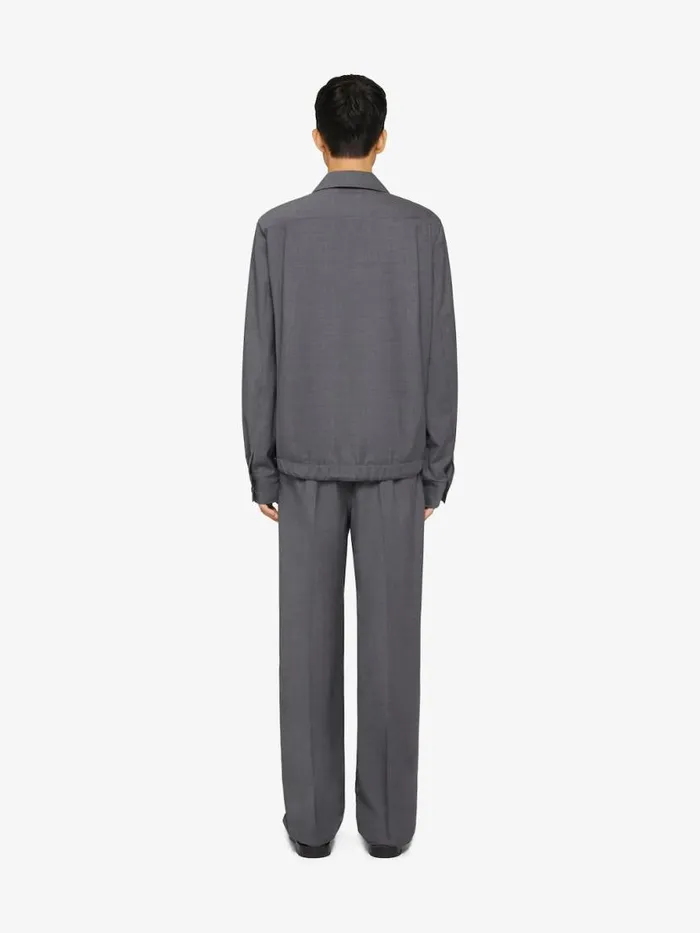 Men Pants and Shorts Givenchy Slim Fit Jogger Pants In Wool Medium Grey