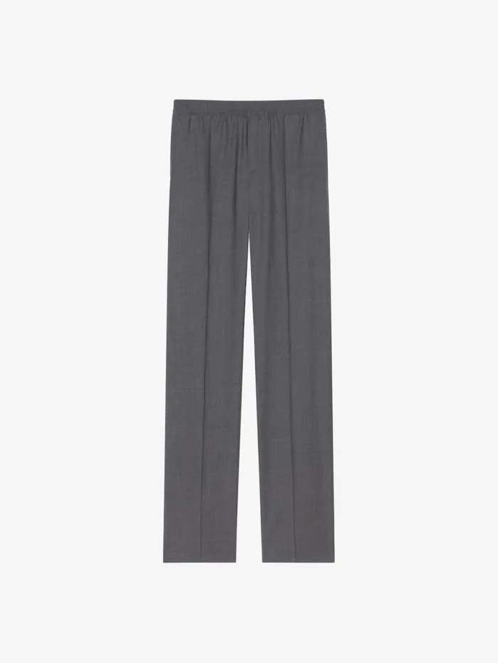 Men Pants and Shorts Givenchy Slim Fit Jogger Pants In Wool Medium Grey