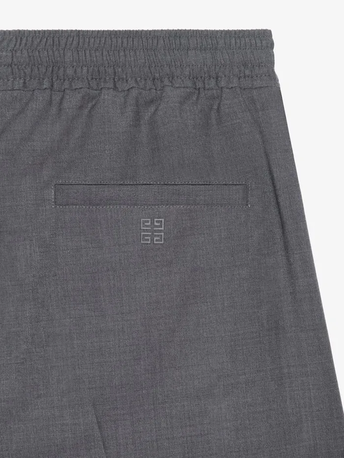 Men Pants and Shorts Givenchy Slim Fit Jogger Pants In Wool Medium Grey