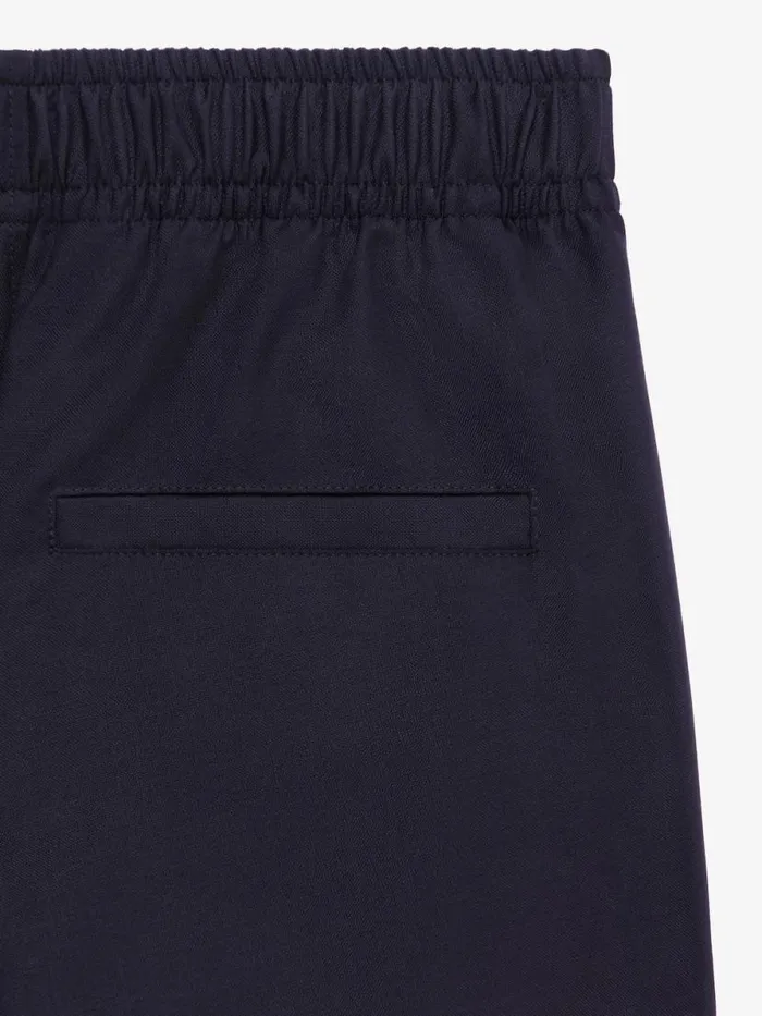 Men Pants and Shorts Givenchy Slimfit Pants In Technical Wool Navy