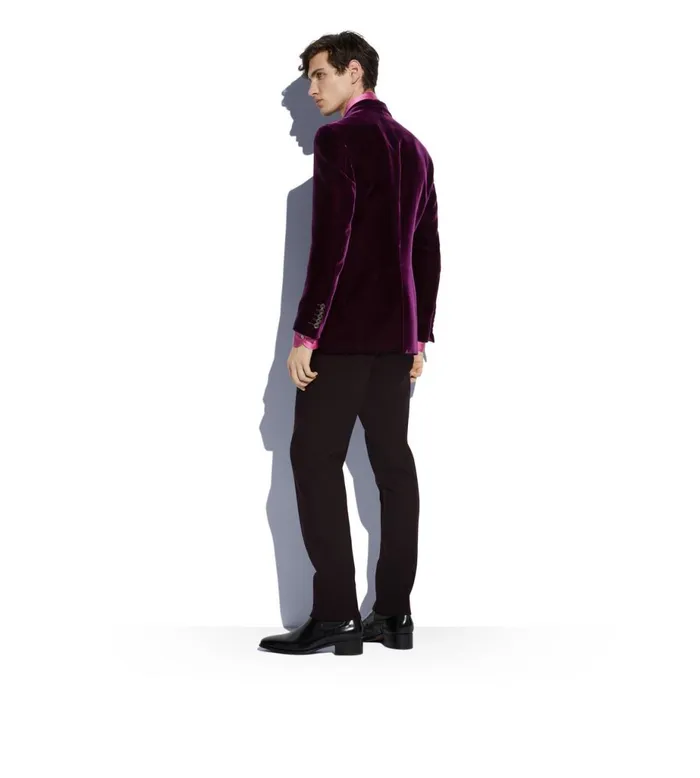 Men Pants and Shorts Tom Ford Wool Mohair Twill Atticus Trouser Burgundy Men Pants and Shorts Tom Ford Wool Mohair Twill Atticus Trouser Burgundy