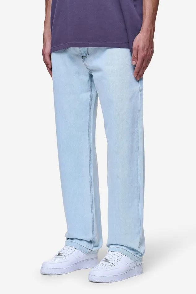 Men Pegador Basic Bottoms Baltra Baggy Jeans Washed Cold Blue Men Pegador Basic Bottoms Baltra Baggy Jeans Washed Cold Blue