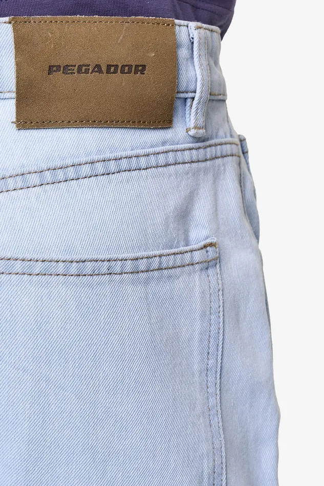 Men Pegador Basic Bottoms Baltra Baggy Jeans Washed Cold Blue Men Pegador Basic Bottoms Baltra Baggy Jeans Washed Cold Blue