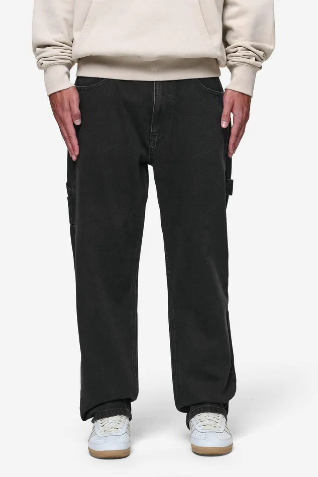 Men Pegador Basic Bottoms Daule Baggy Workwear Jeans Washed Black Men Pegador Basic Bottoms Daule Baggy Workwear Jeans Washed Black