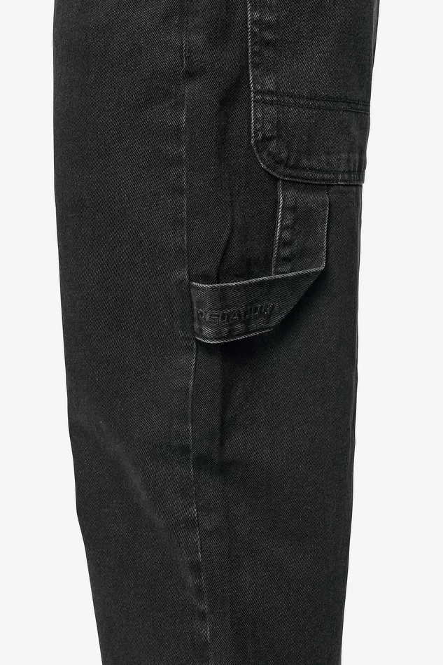 Men Pegador Basic Bottoms Daule Baggy Workwear Jeans Washed Black Men Pegador Basic Bottoms Daule Baggy Workwear Jeans Washed Black