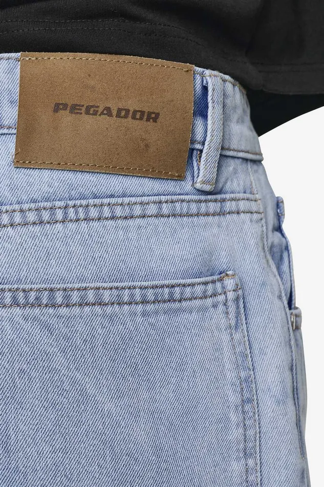 Men Pegador Basic Bottoms Daule Baggy Workwear Jeans Washed Light Blue Men Pegador Basic Bottoms Daule Baggy Workwear Jeans Washed Light Blue