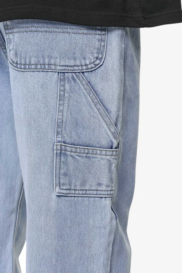 Men Pegador Basic Bottoms Daule Baggy Workwear Jeans Washed Light Blue Men Pegador Basic Bottoms Daule Baggy Workwear Jeans Washed Light Blue