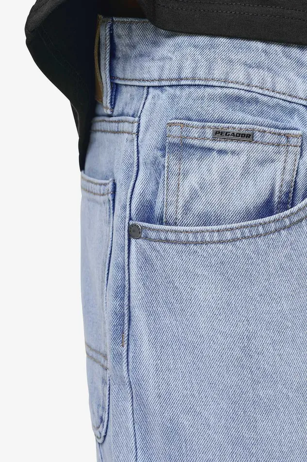 Men Pegador Basic Bottoms Daule Baggy Workwear Jeans Washed Light Blue Men Pegador Basic Bottoms Daule Baggy Workwear Jeans Washed Light Blue