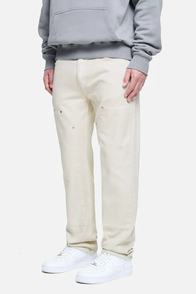 Men Pegador Basic Bottoms Vinto Carpenter Jeans Cream Men Pegador Basic Bottoms Vinto Carpenter Jeans Cream