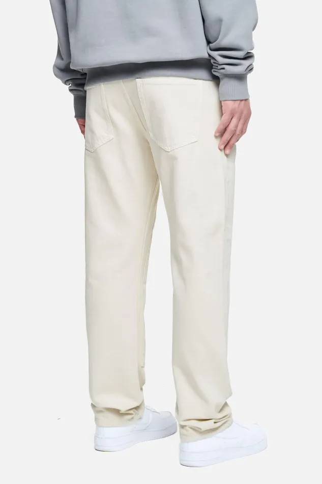 Men Pegador Basic Bottoms Vinto Carpenter Jeans Cream Men Pegador Basic Bottoms Vinto Carpenter Jeans Cream
