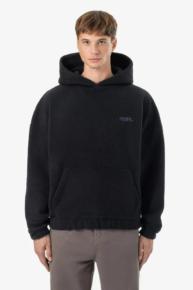 Men Pegador Hoodies Baye Boxy Fleece Hoodie Black