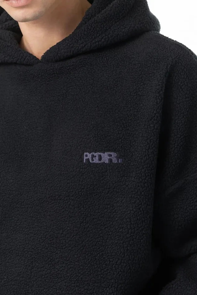 Men Pegador Hoodies Baye Boxy Fleece Hoodie Black Men Pegador Hoodies Baye Boxy Fleece Hoodie Black