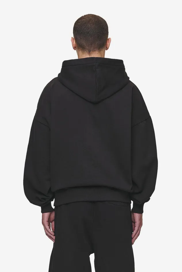 Men Pegador Hoodies Leono Boxy Sweat Jacket Washed Black Virtual Pink Gum Men Pegador Hoodies Leono Boxy Sweat Jacket Washed Black Virtual Pink Gum