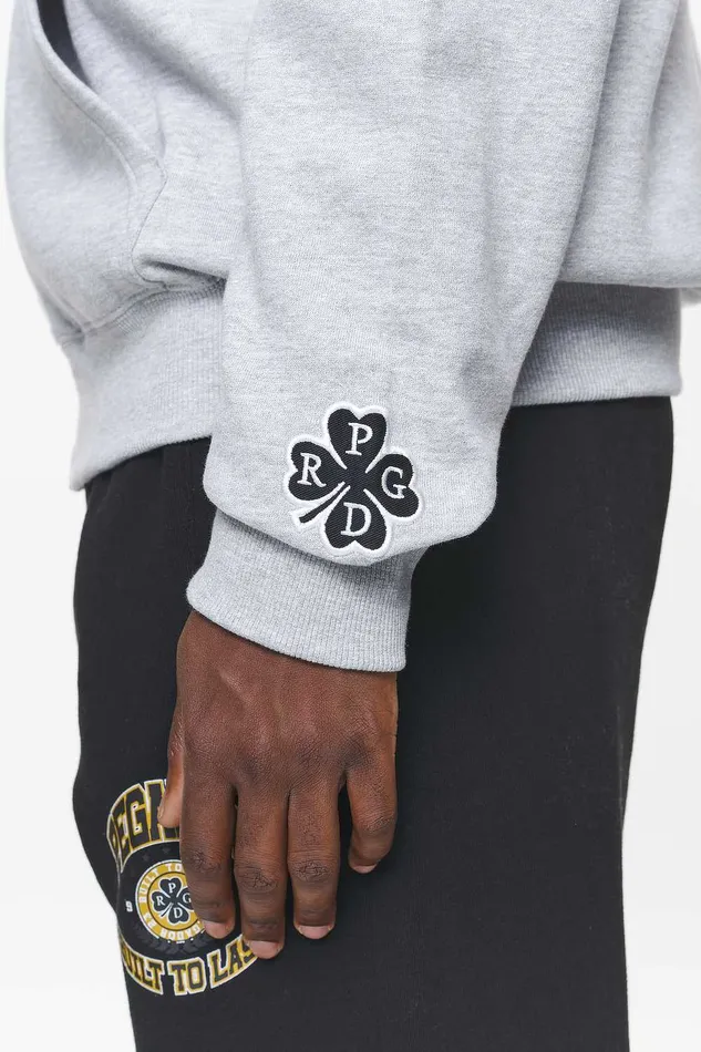Men Pegador Hoodies Smith Oversized Sweat Jacket Grey Melange Men Pegador Hoodies Smith Oversized Sweat Jacket Grey Melange