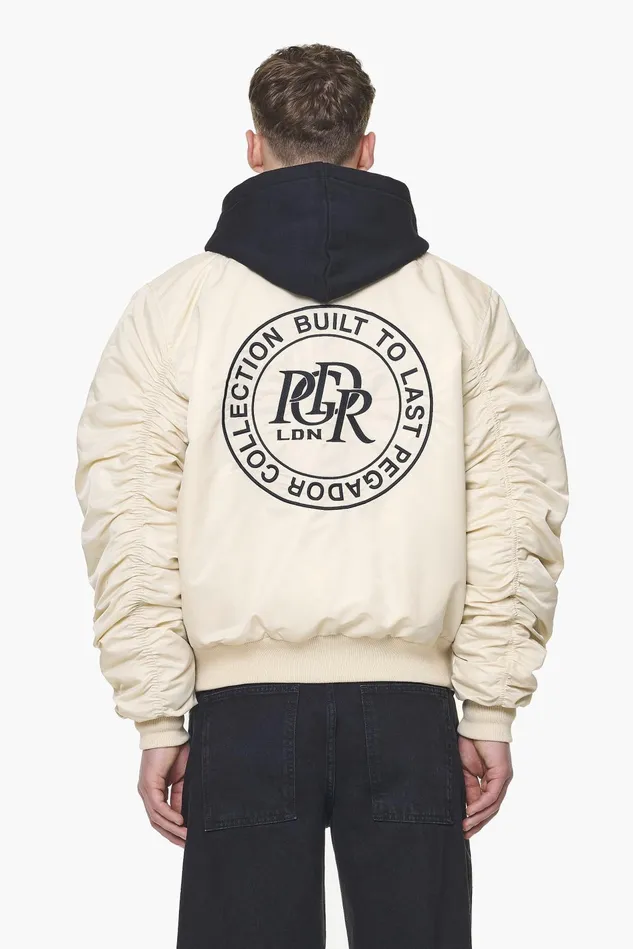 Men Pegador Jacken Garo Bomber Jacket Kingdom Beige