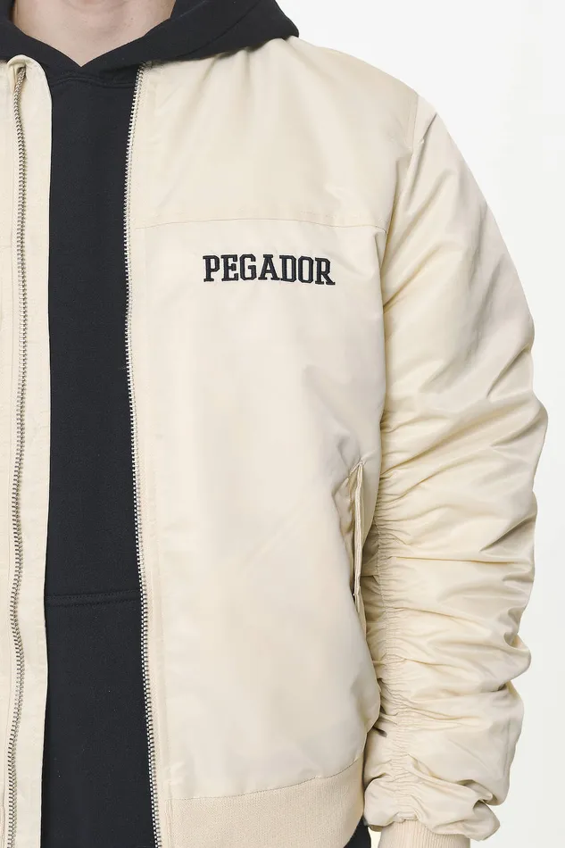 Men Pegador Jacken Garo Bomber Jacket Kingdom Beige