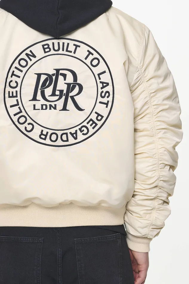 Men Pegador Jacken Garo Bomber Jacket Kingdom Beige