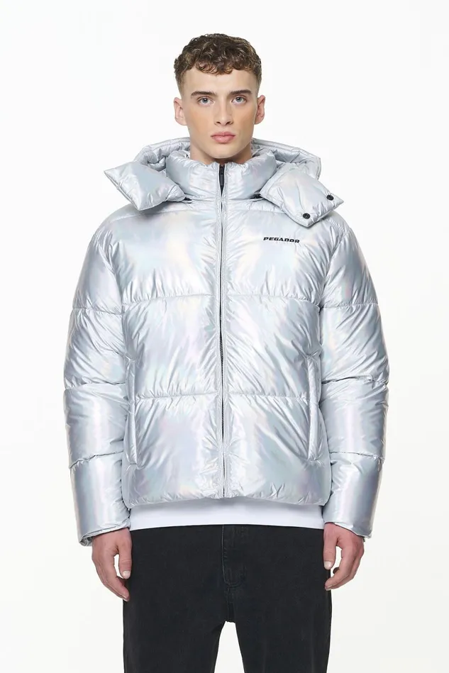 Men Pegador Jacken Margo Puffer Jacket Chrome Men Pegador Jacken Margo Puffer Jacket Chrome