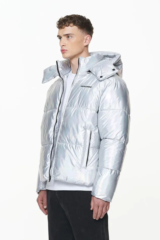 Men Pegador Jacken Margo Puffer Jacket Chrome Men Pegador Jacken Margo Puffer Jacket Chrome