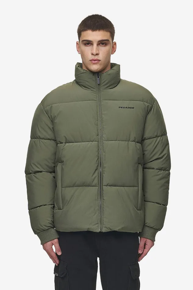 Men Pegador Jacken Solin Puffer Jacket Mud Olive Men Pegador Jacken Solin Puffer Jacket Mud Olive