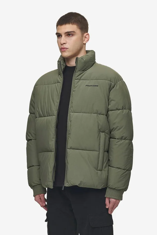 Men Pegador Jacken Solin Puffer Jacket Mud Olive Men Pegador Jacken Solin Puffer Jacket Mud Olive