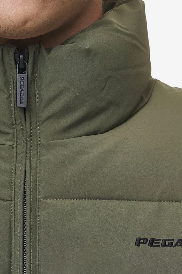 Men Pegador Jacken Solin Puffer Jacket Mud Olive Men Pegador Jacken Solin Puffer Jacket Mud Olive