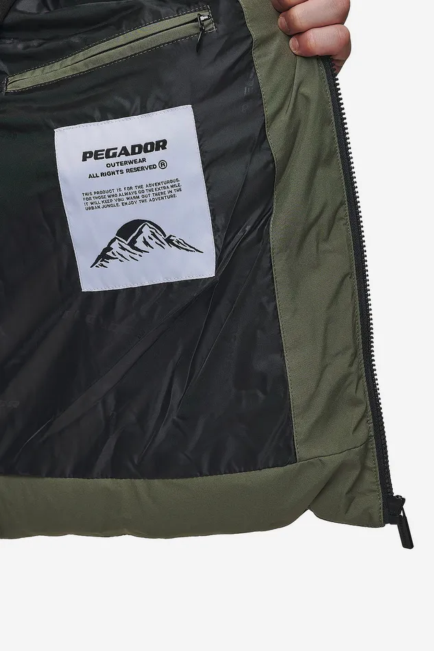 Men Pegador Jacken Solin Puffer Jacket Mud Olive Men Pegador Jacken Solin Puffer Jacket Mud Olive