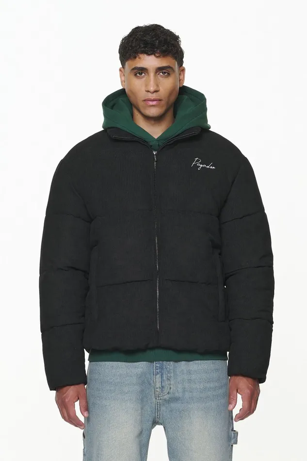 Men Pegador Jacken Sundre Cord Puffer Jacket Black Men Pegador Jacken Sundre Cord Puffer Jacket Black