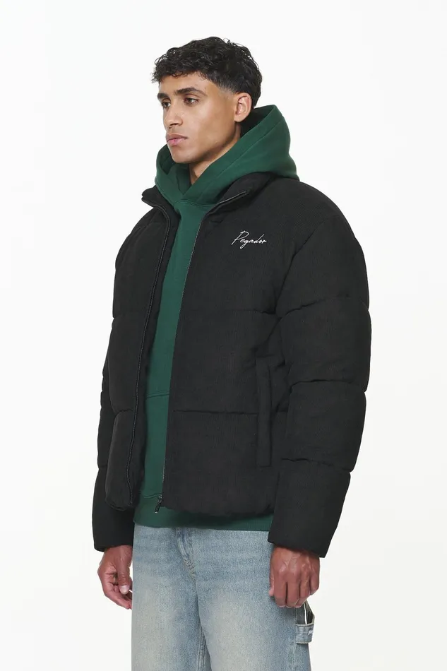 Men Pegador Jacken Sundre Cord Puffer Jacket Black Men Pegador Jacken Sundre Cord Puffer Jacket Black