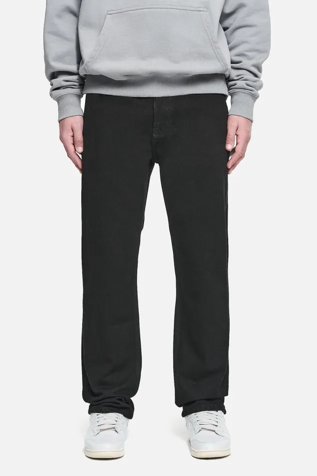 Men Pegador Jeans Baures Straight Jeans Deep Black