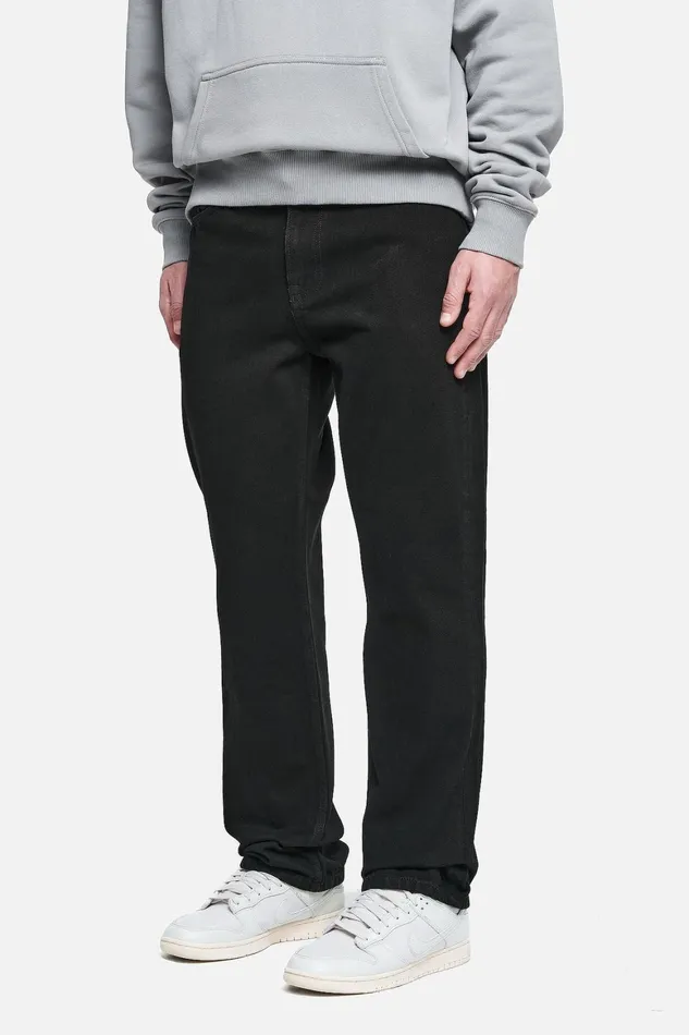 Men Pegador Jeans Baures Straight Jeans Deep Black