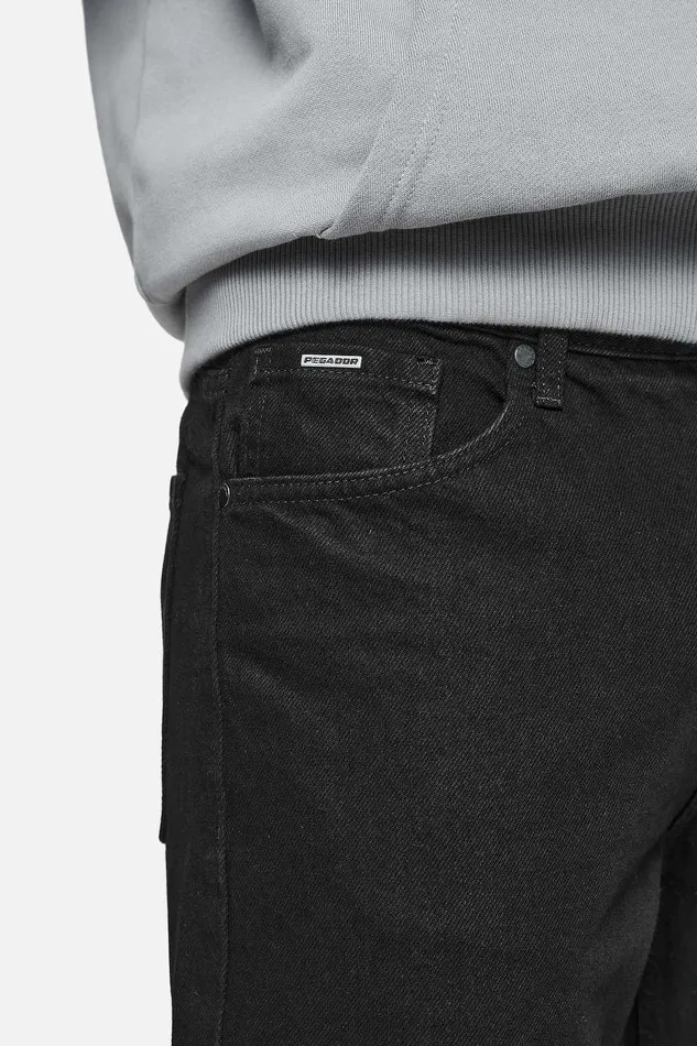 Men Pegador Jeans Baures Straight Jeans Deep Black