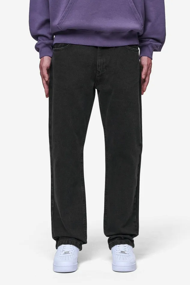Men Pegador Jeans Baures Straight Jeans Washed Black