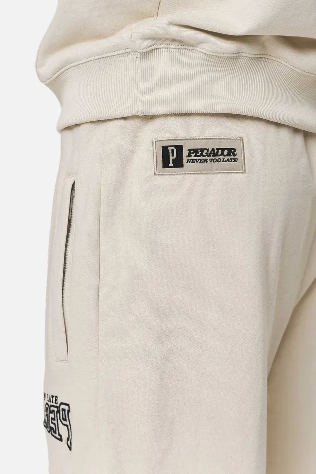 Men Pegador Pants and Joggers Beech Baggy Sweat Pants Washed Desert Sand Men Pegador Pants and Joggers Beech Baggy Sweat Pants Washed Desert Sand
