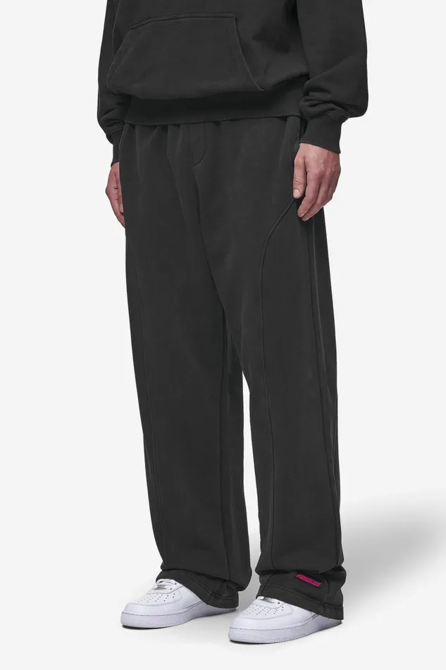 Men Pegador Pants and Joggers Conven Loose Sweat Pants Vintage Black