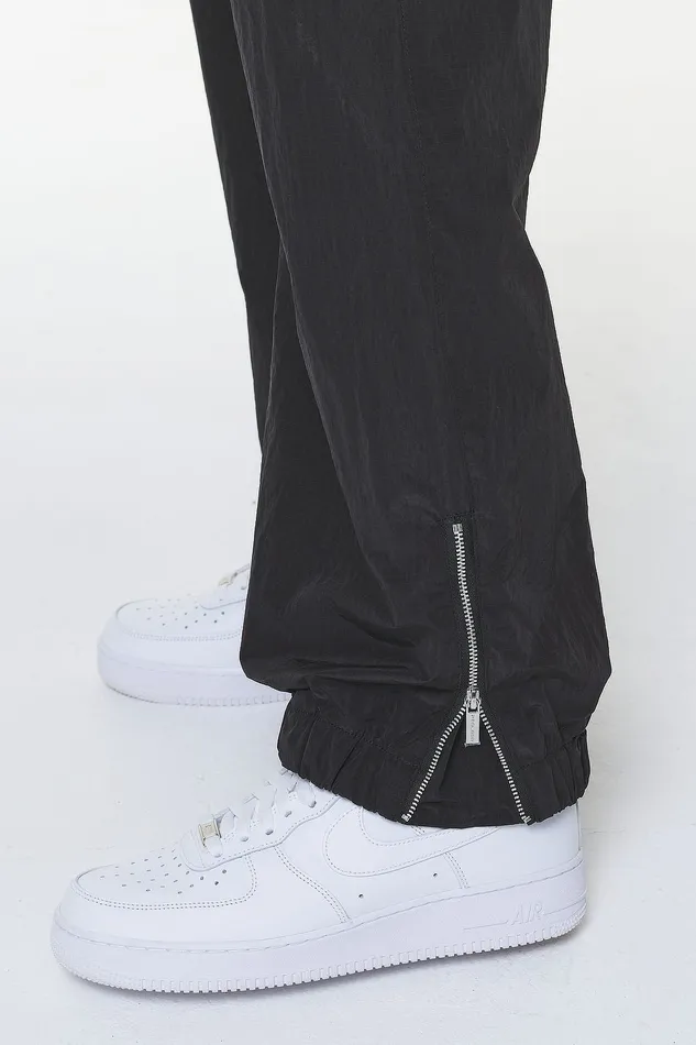 Men Pegador Pants and Joggers Firb Wide Track Pants Onyx Black Men Pegador Pants and Joggers Firb Wide Track Pants Onyx Black