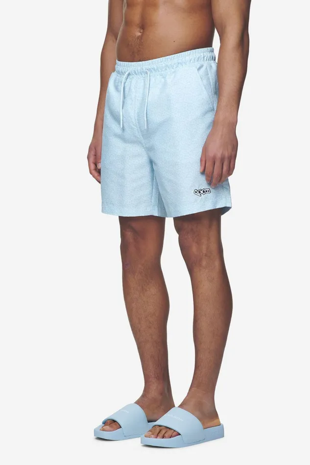 Men Pegador Swim Shorts Kempton Monogram Swim Shorts Baby Blue Men Pegador Swim Shorts Kempton Monogram Swim Shorts Baby Blue