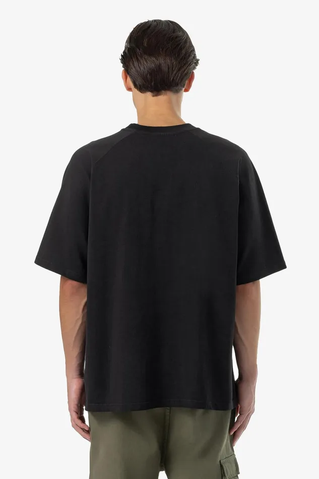 Men Pegador Tees Anclar Oversized Raglan Tee Washed Black Men Pegador Tees Anclar Oversized Raglan Tee Washed Black