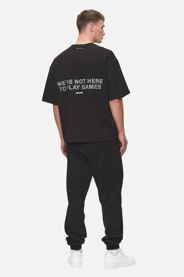Men Pegador Tees Antigua Oversized Tee Washed Black