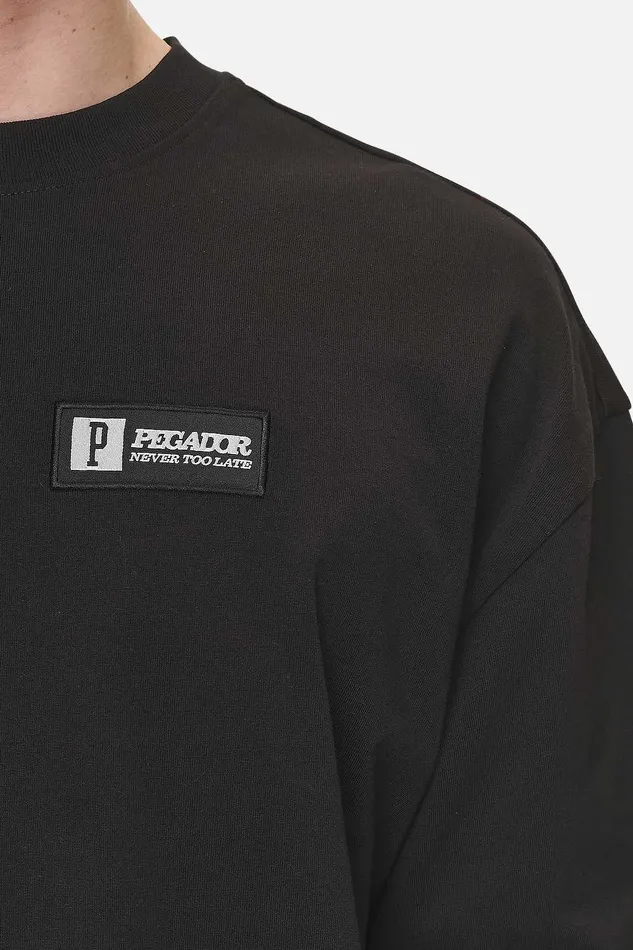 Men Pegador Tees Antigua Oversized Tee Washed Black