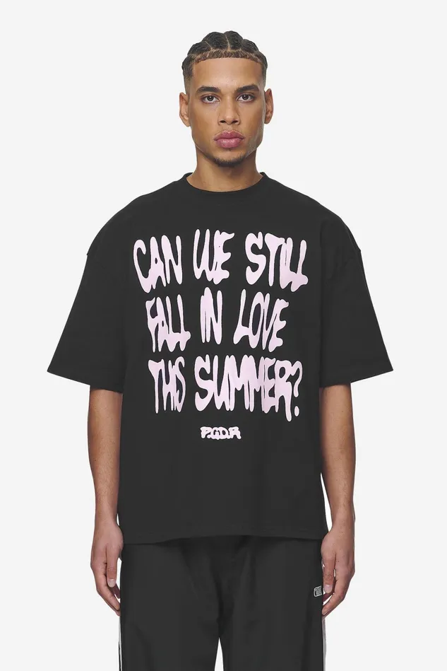 Men Pegador Tees Elgin Boxy Tee Washed Black