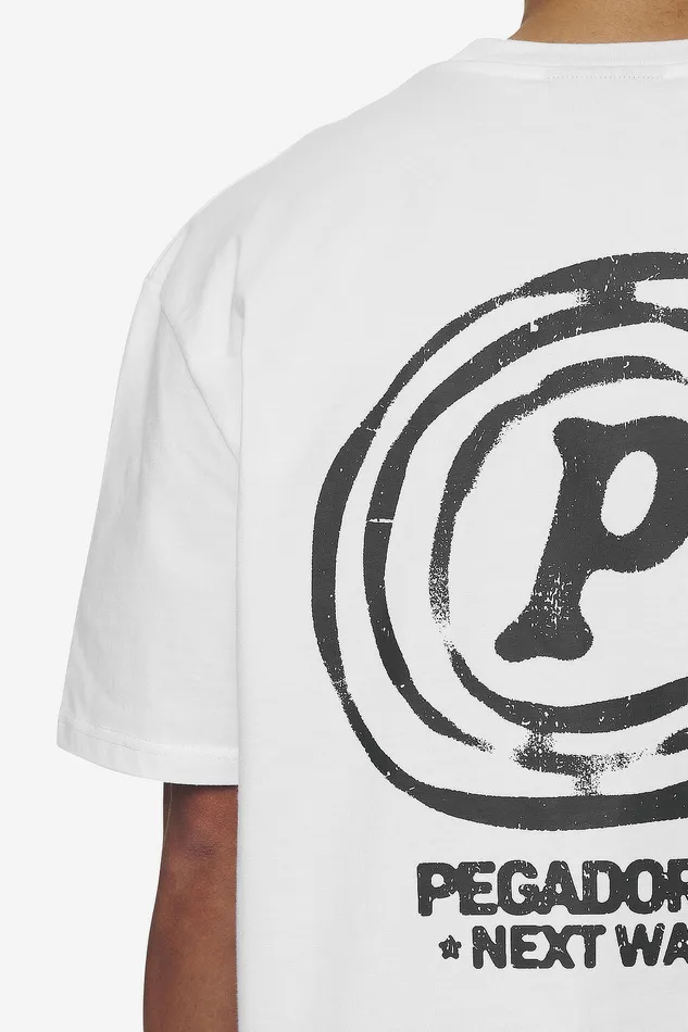 Men Pegador Tees Fallon Oversized Tee White Men Pegador Tees Fallon Oversized Tee White