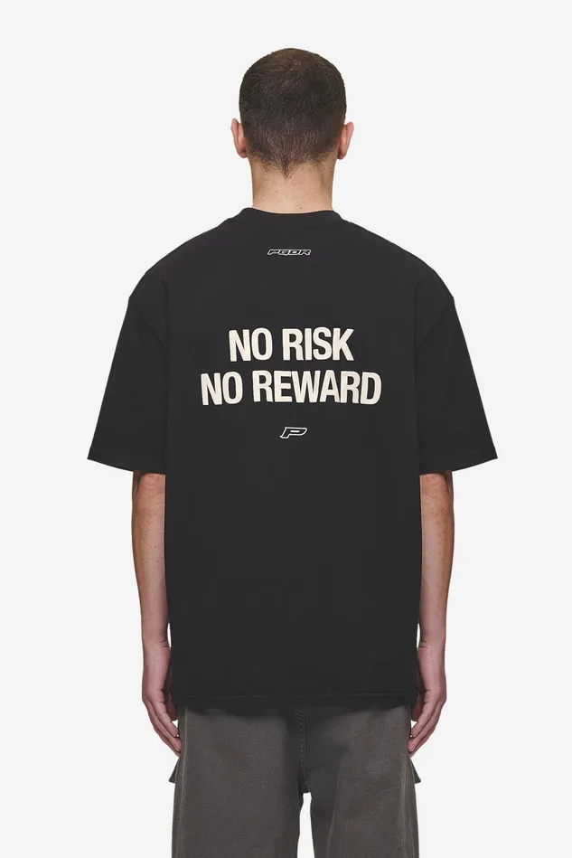 Men Pegador Tees Fox Oversized Tee Washed Black