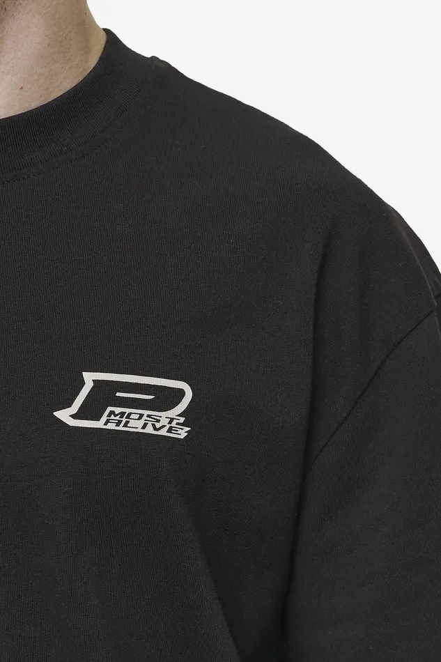 Men Pegador Tees Fox Oversized Tee Washed Black Men Pegador Tees Fox Oversized Tee Washed Black